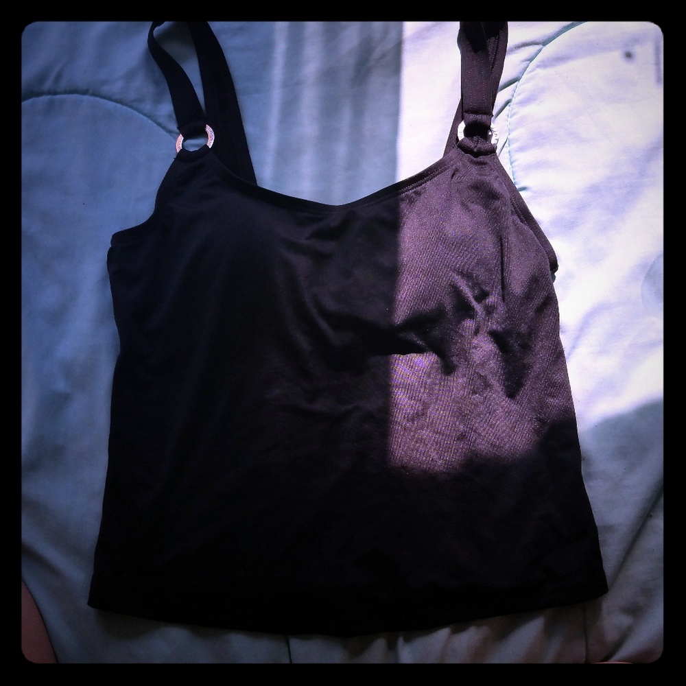 Catalina lightly padded tankini top NWOT